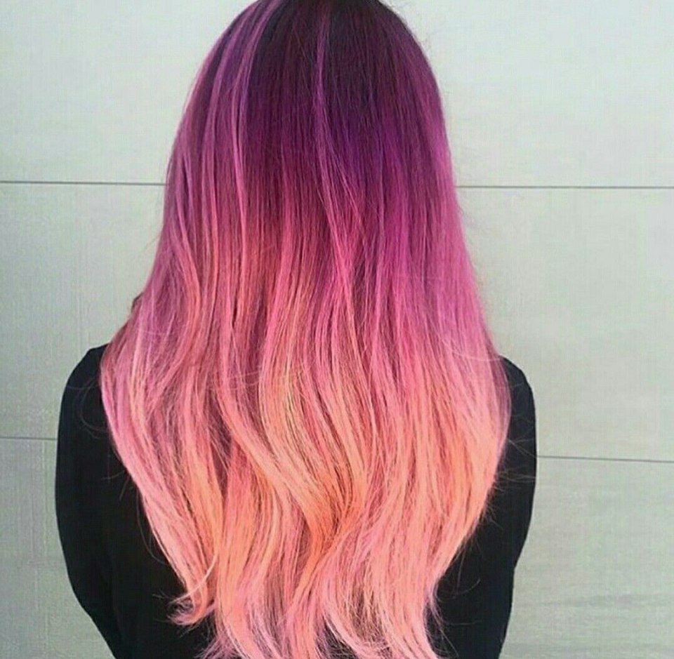 Как покрасить волосы от фиолетового до розового