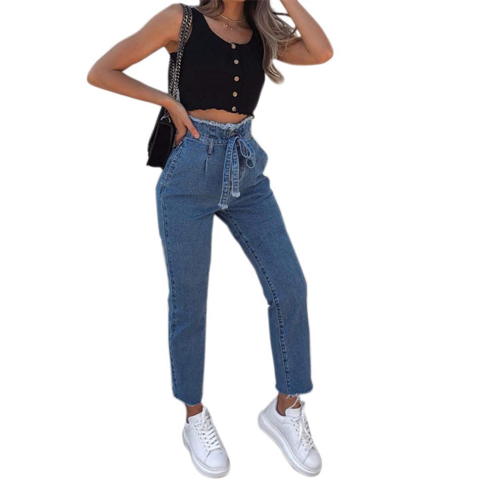 Джинсы женские mom Fit Pull Bear