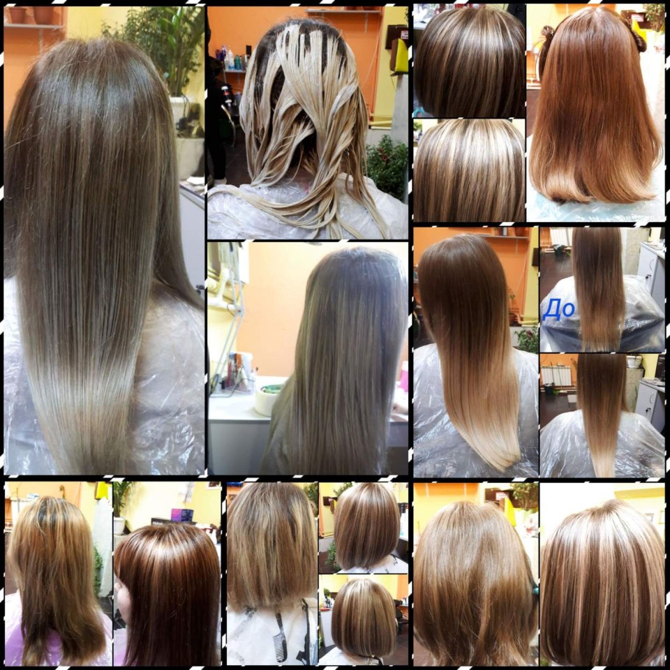 Окрашивание волос в технике аир тач на темные волосы фото до и после