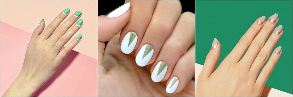 Маникюр визуально удлиняющий ногти