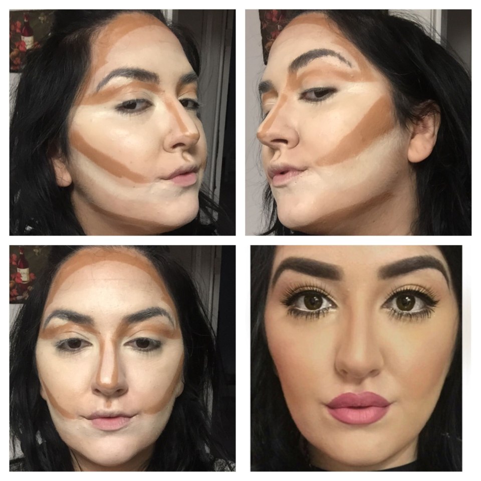 Скульптуринг лица макияж