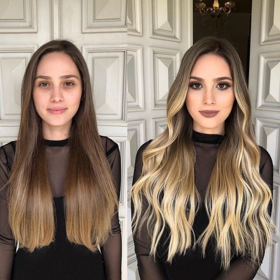 Окрашивание волос контуринг волос по форме лица