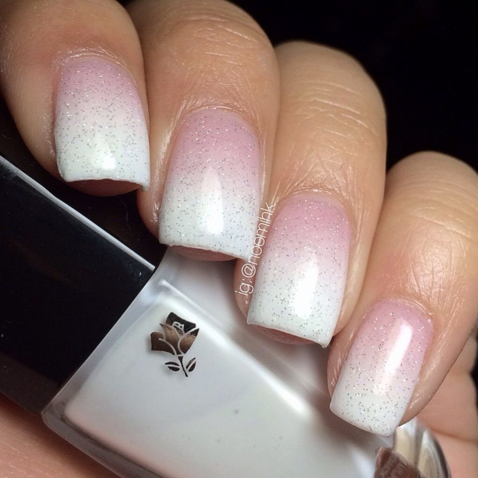 Французский маникюр градиентный