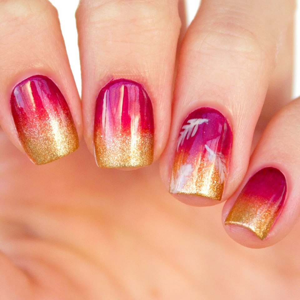 Маникюр омбре