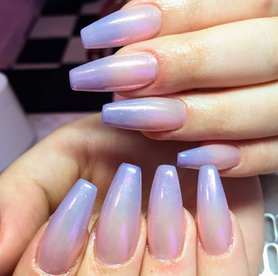 Френч градиент омбре