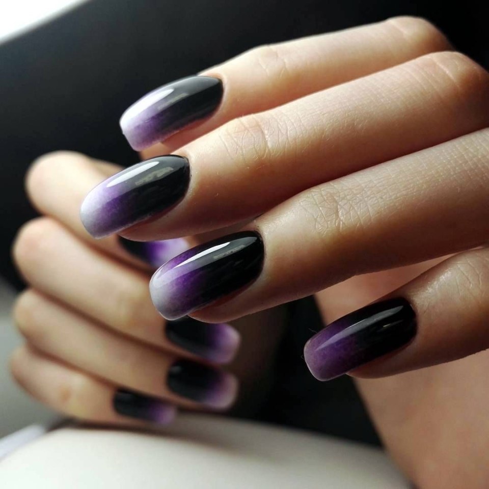 Дизайн ногтей омбре