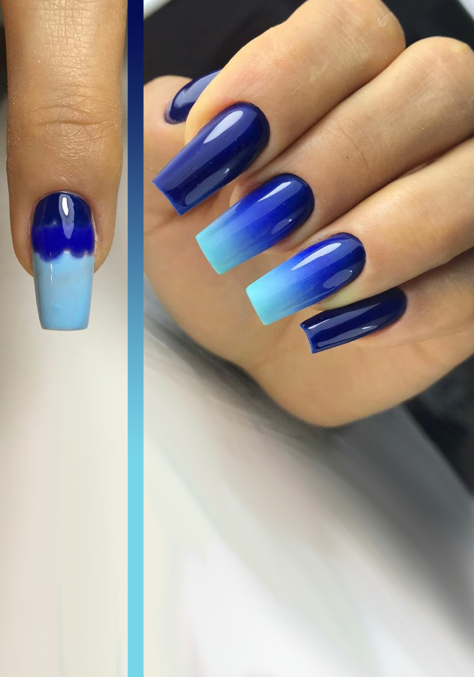 Ногти в стиле омбре