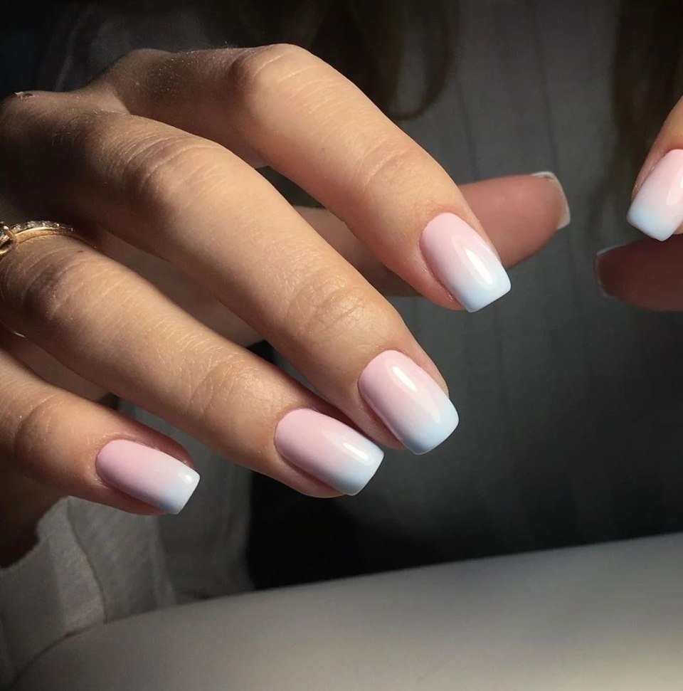 Нюдовый градиент френч