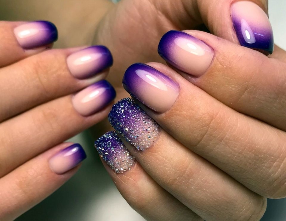 Сиреневый френч