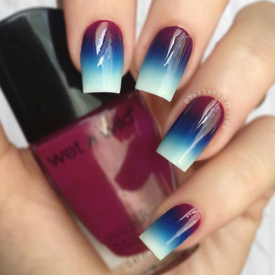 Красивый маникюр градиент