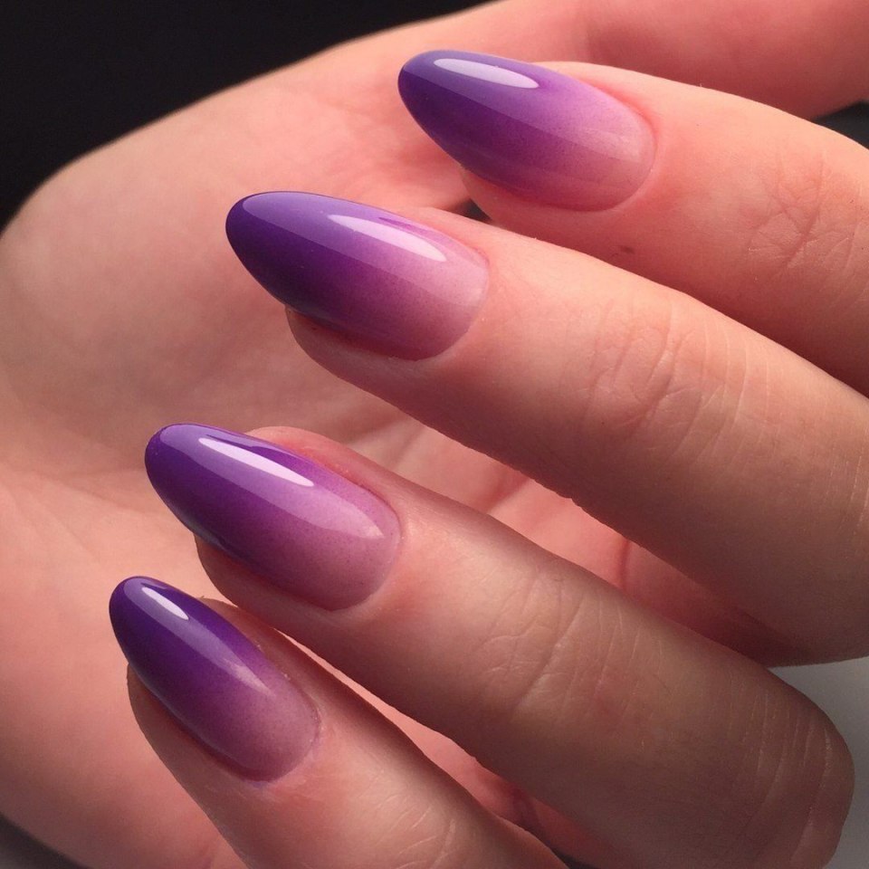 Маникюр градиент