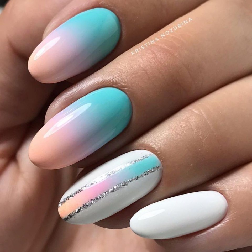 Маникюр градиент