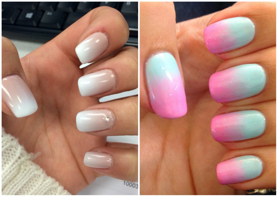 Градиентный маникюр