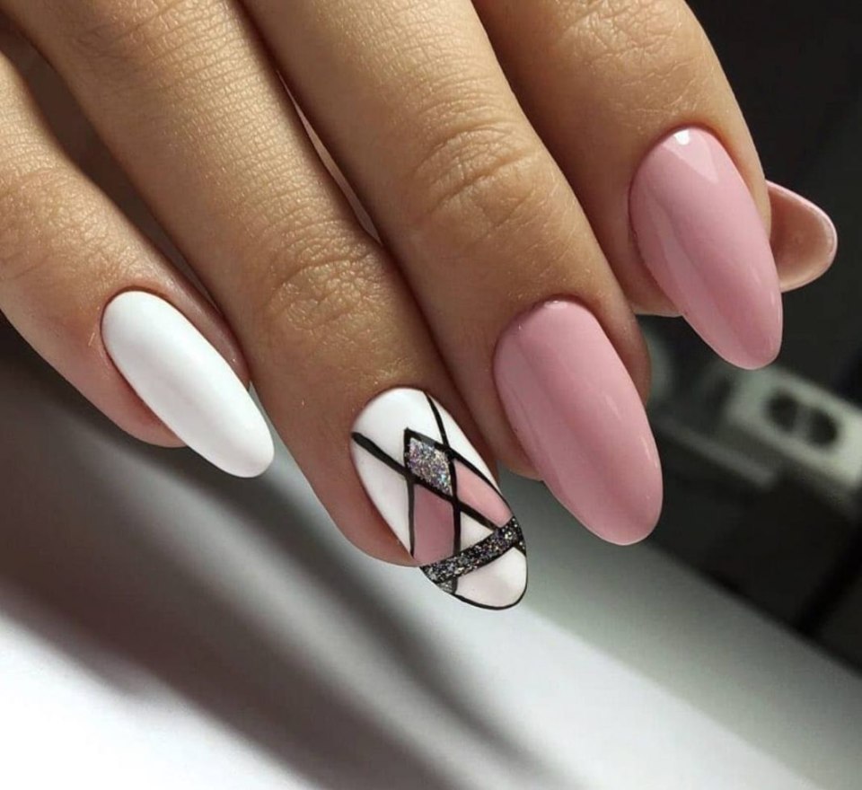 Маникюр геометрия