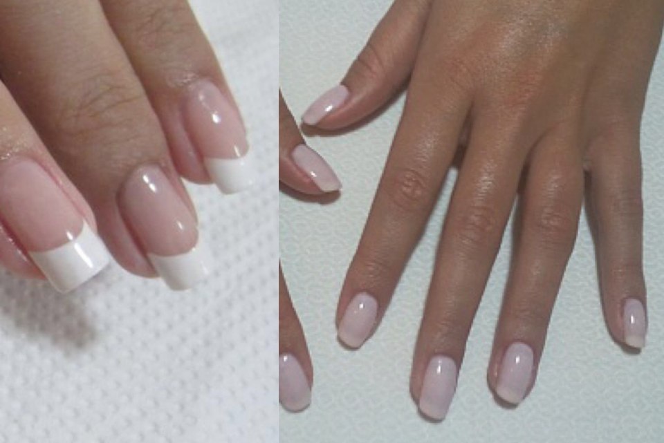 Белый френч с белой основой