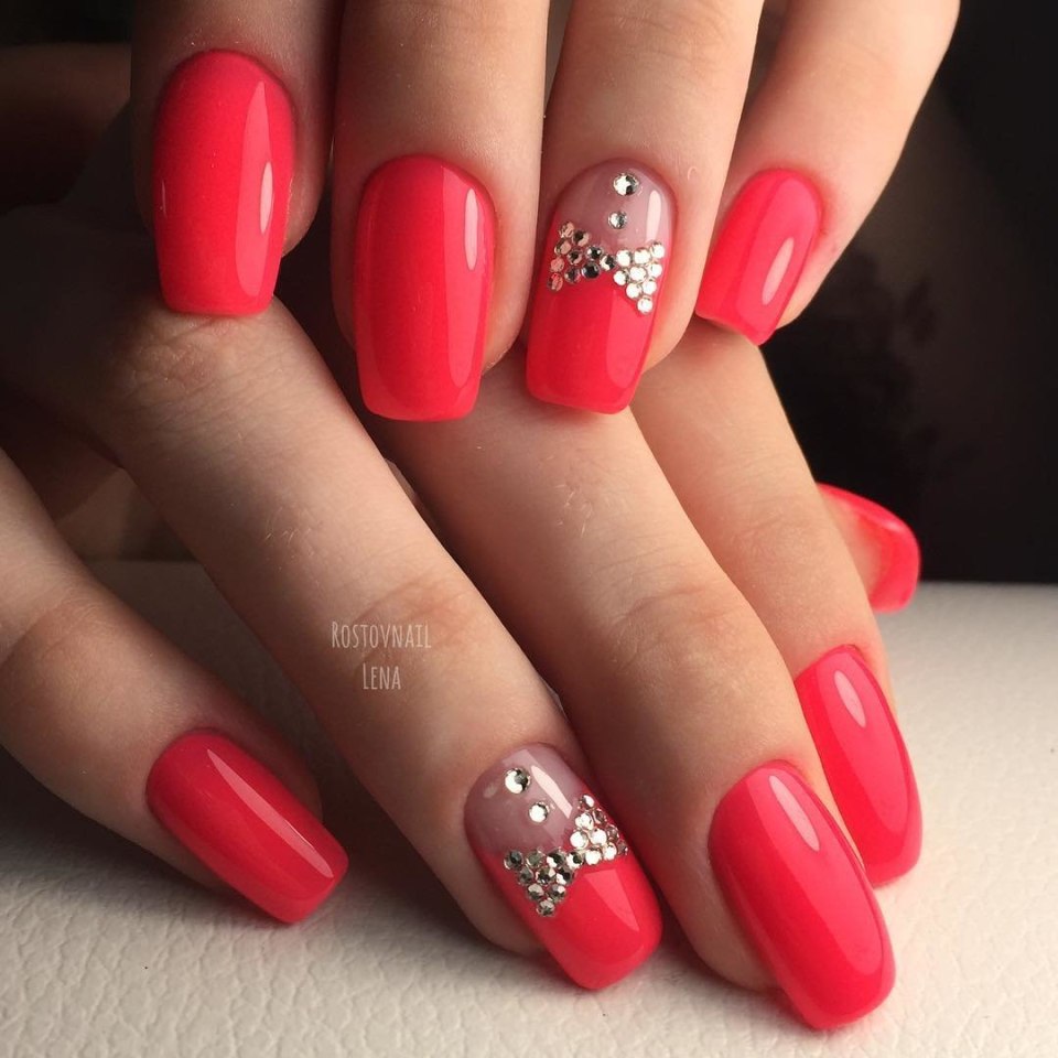 Коралловый френч