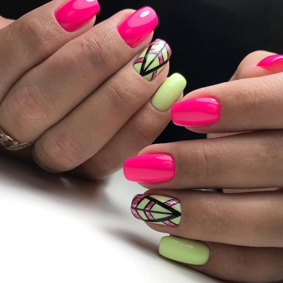 Коралловый френч