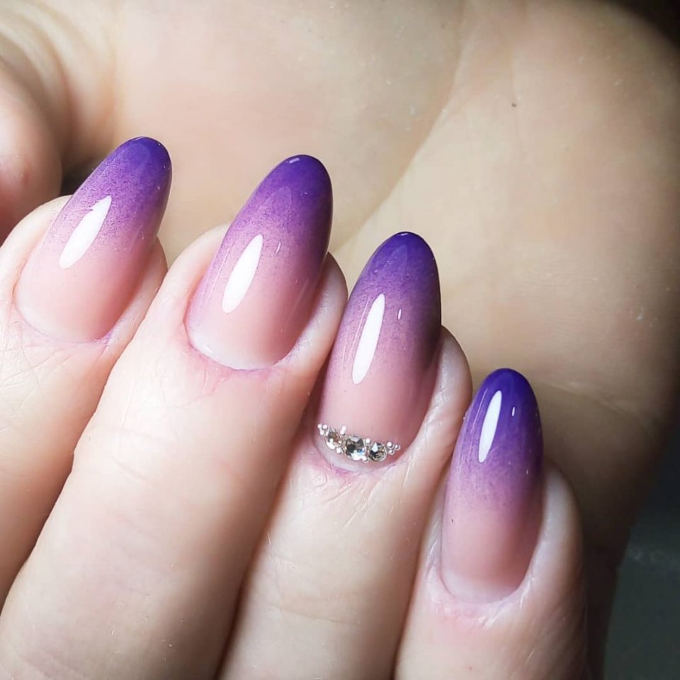 Лавандовый френч миндаль