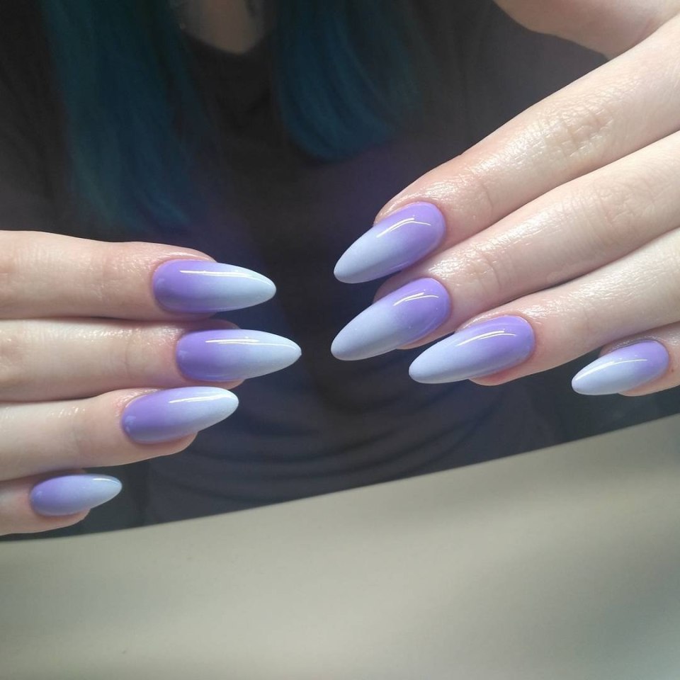 Омбре на ногтях