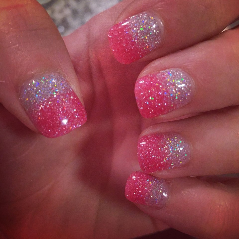 Прозрачный лак с блестками