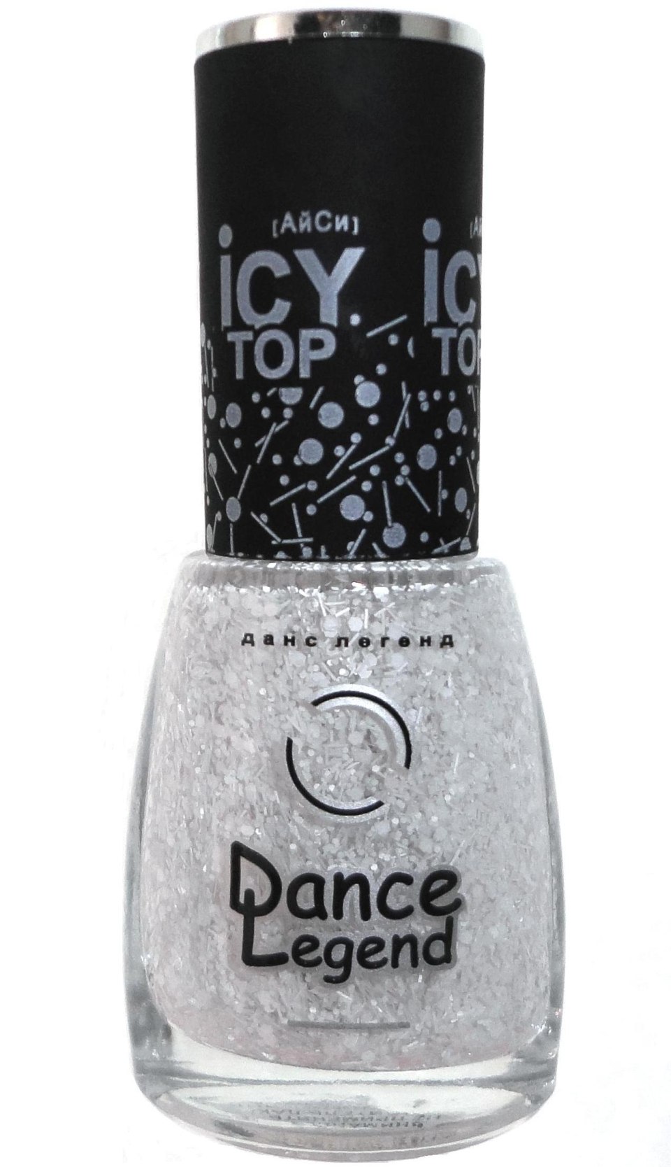 Маникюр с блёстками на короткие ногти