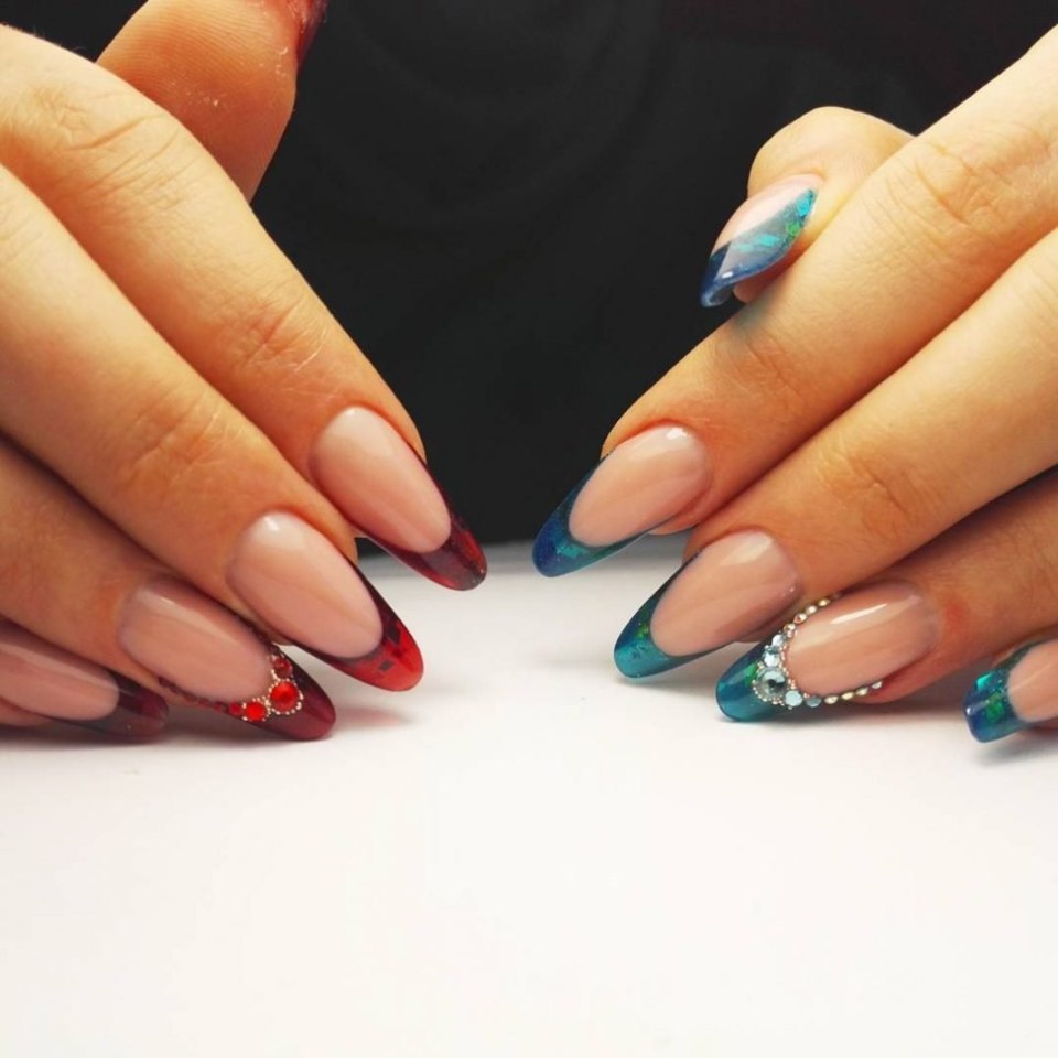 Сиреневый френч