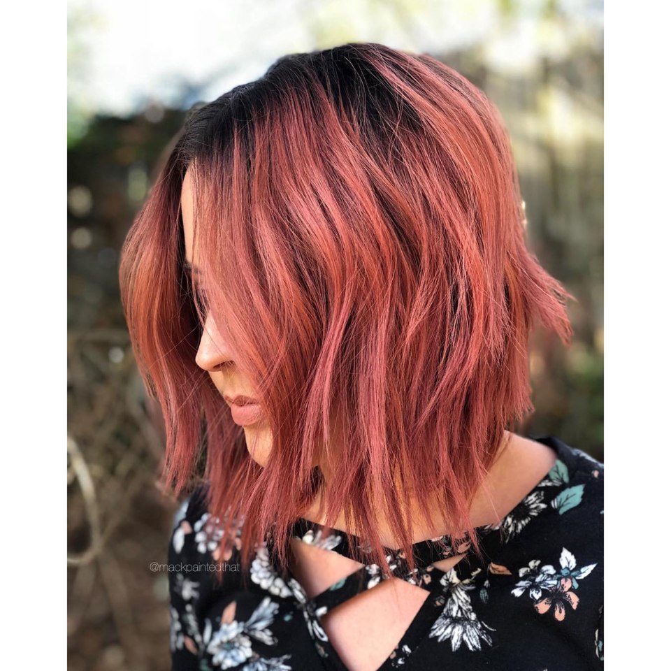 Рыже Розовые Волосы