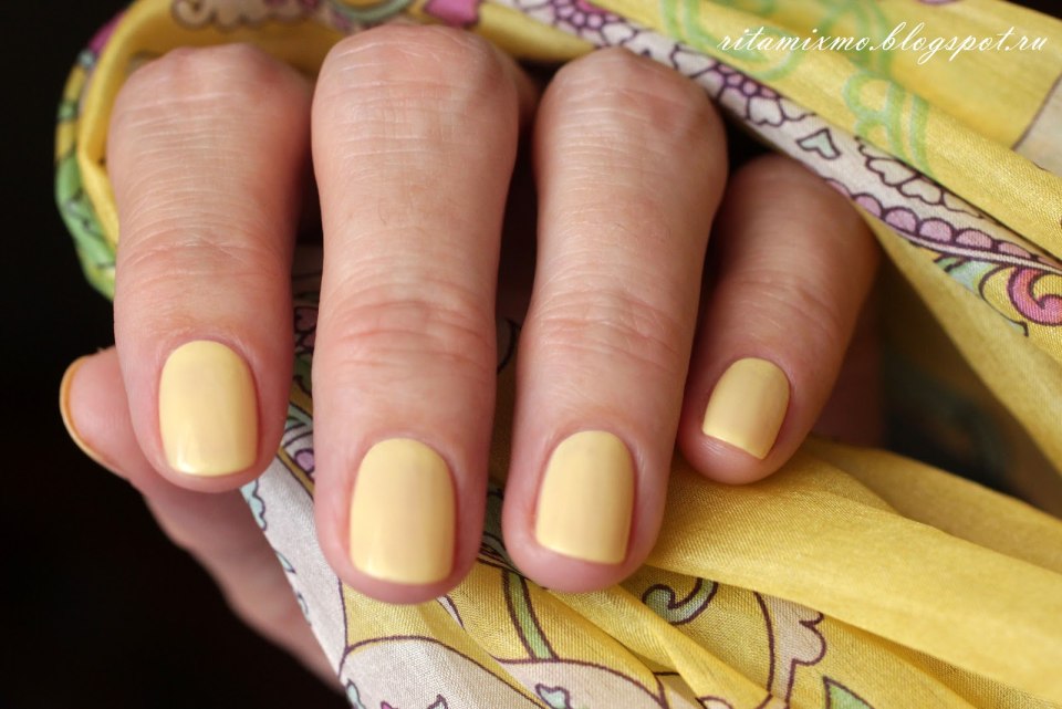 Черно желтый маникюр