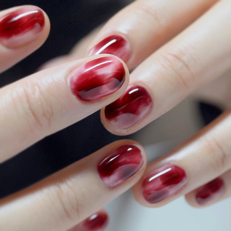 Темно-красный гель лак OPI