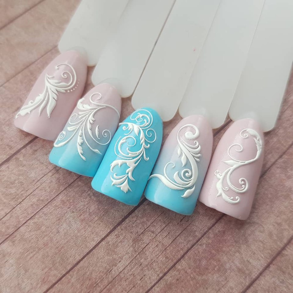 Вензеля на ногтях