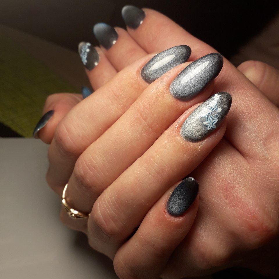 Кошачий глаз 2020 серебро