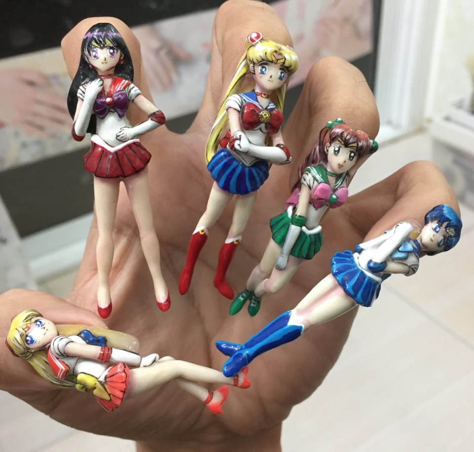 Маникюр Sailor Moon