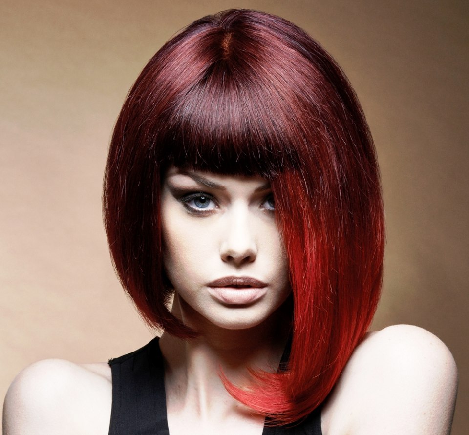 Боб каре с челкой 2021