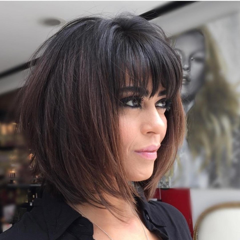 Градуированное каре на русые волосы