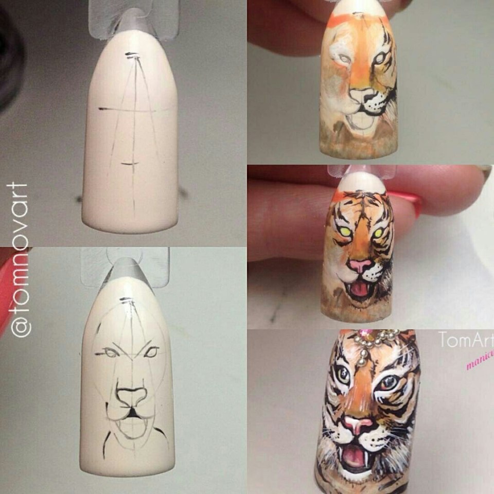 Рисунки на ногтях