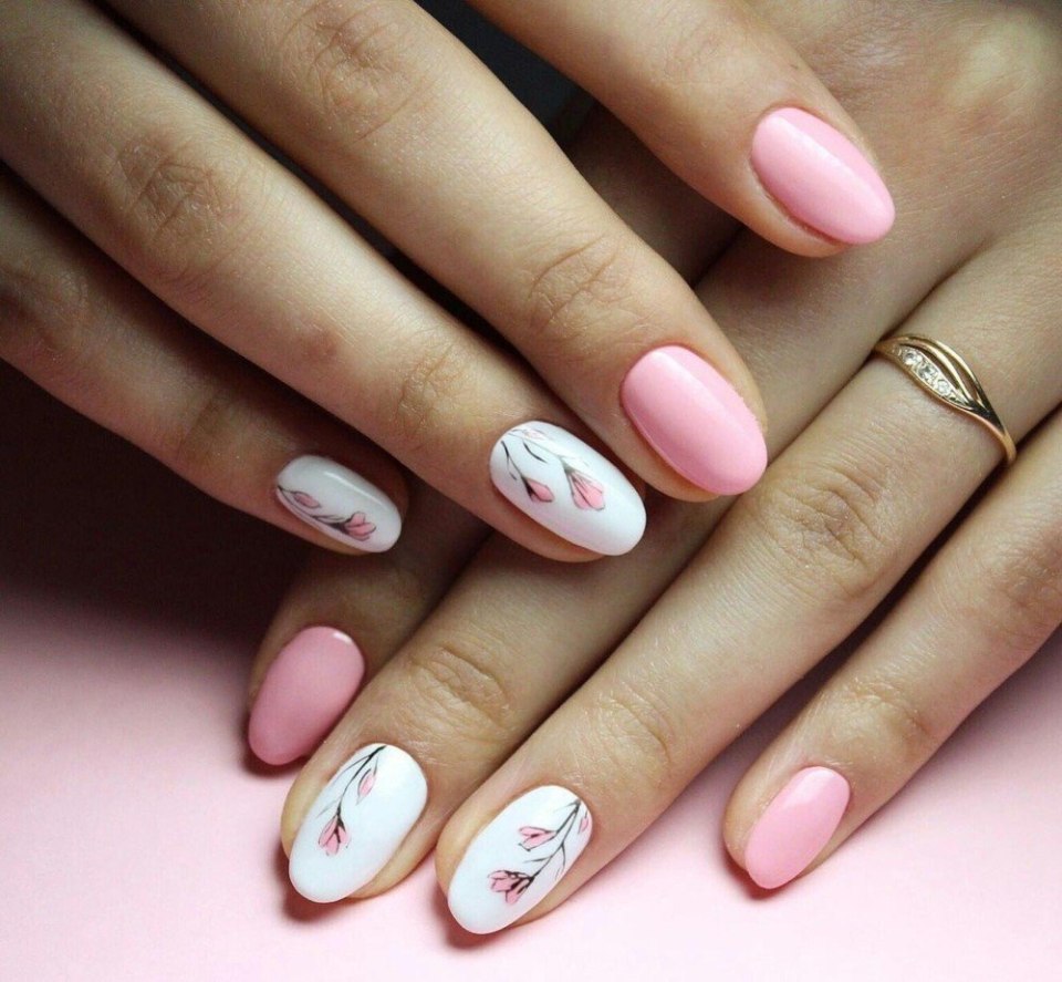 Нежный маникюр