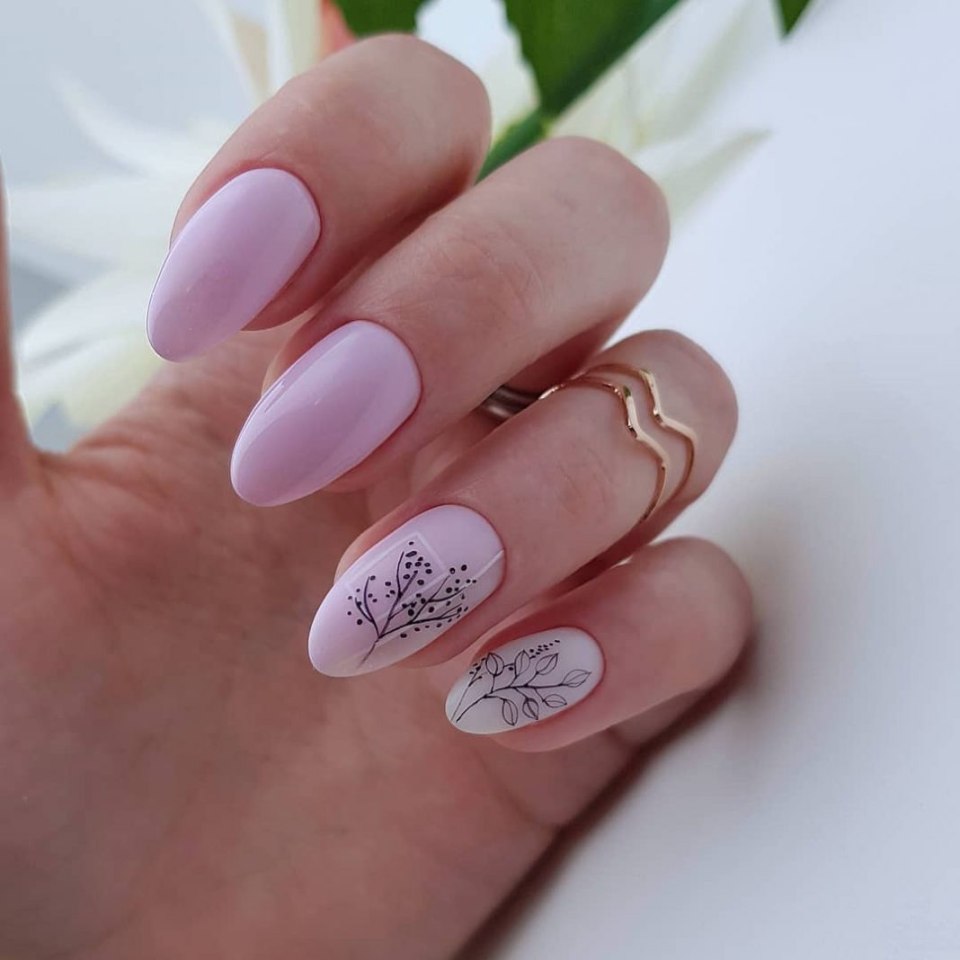 Нежный маникюр