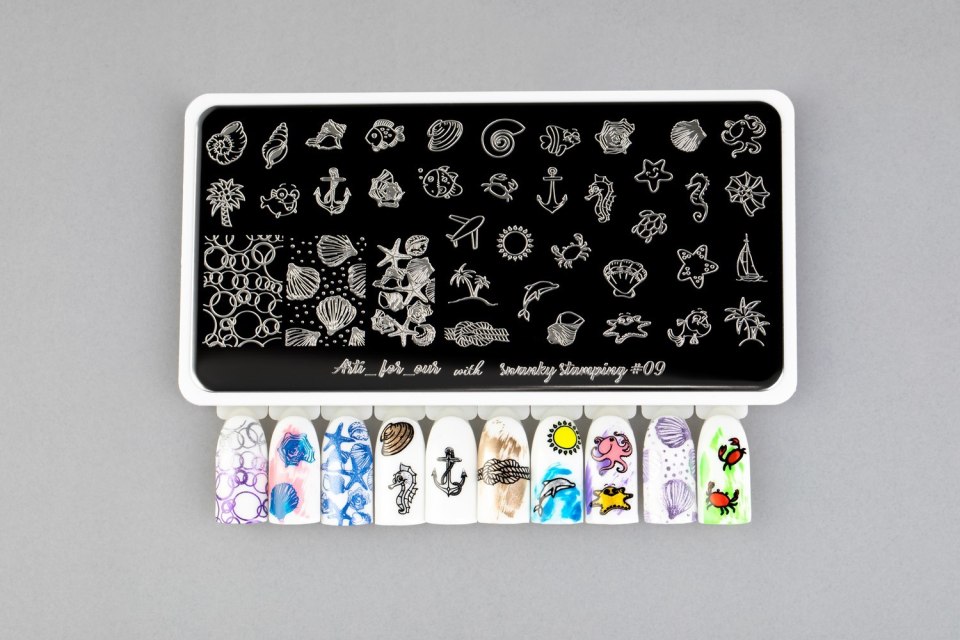 Пластина Swanky Stamping 009