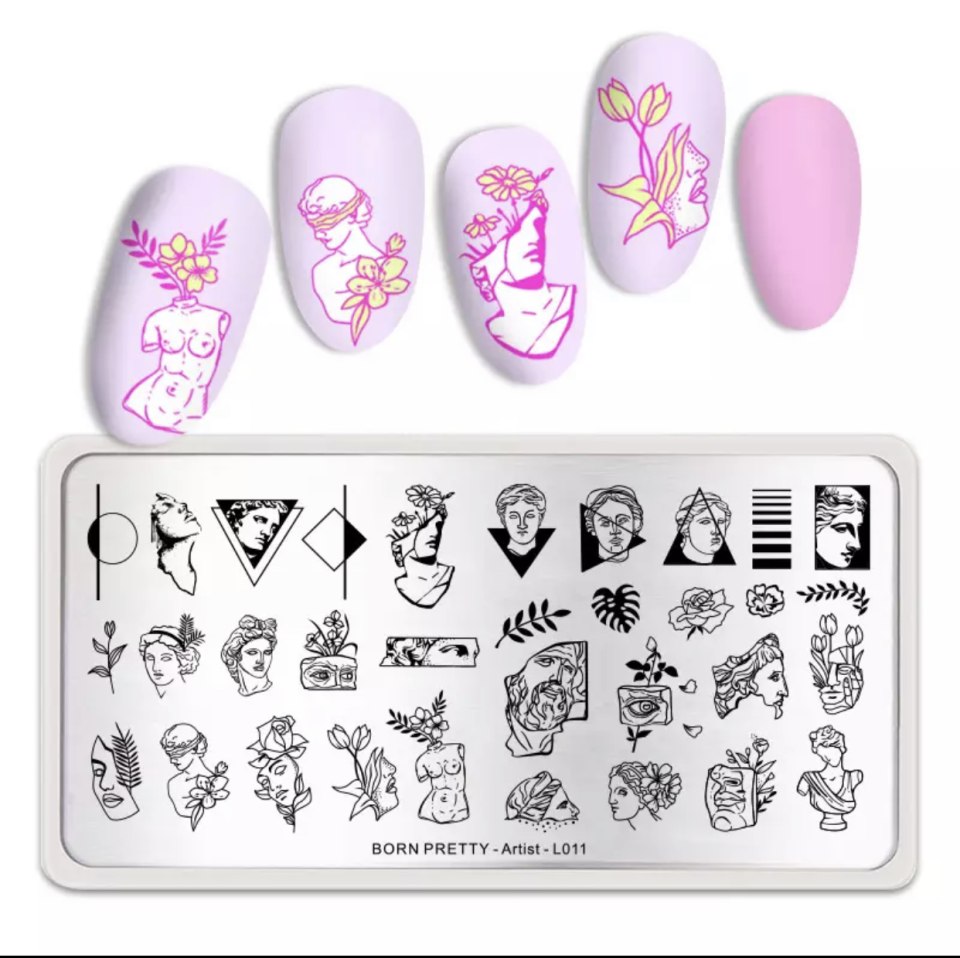 Пластина для стемпинга born pretty artist