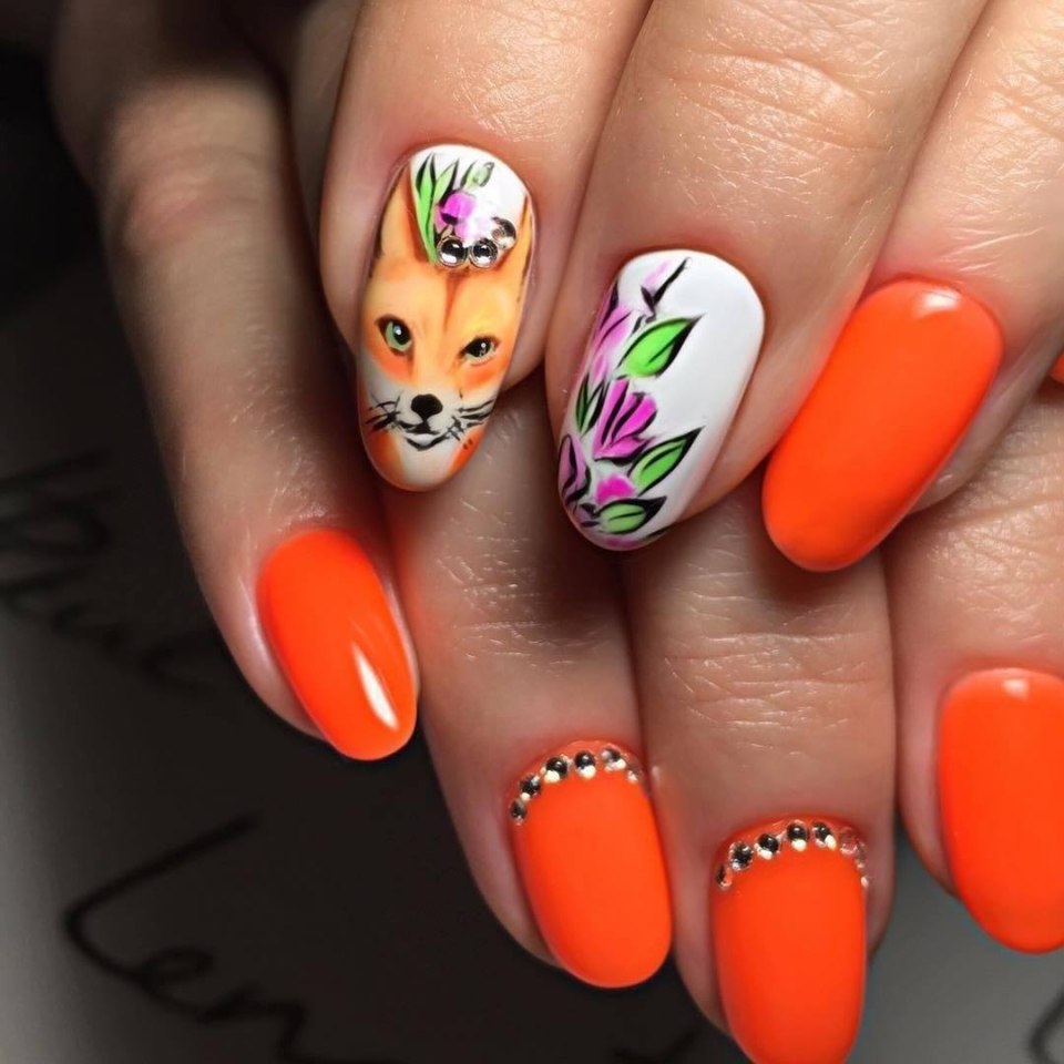 Яркие ногти