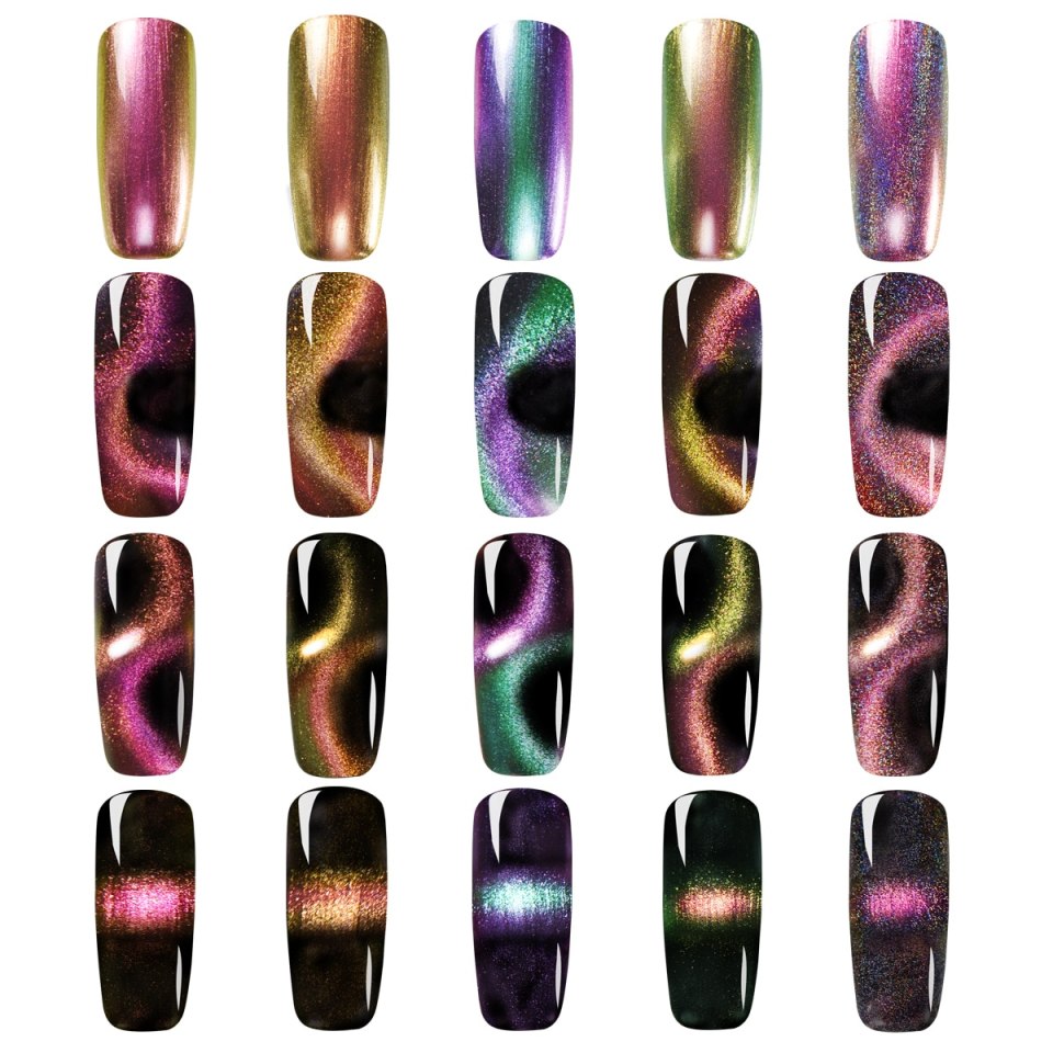 Шеллак кошачий глаз 3д