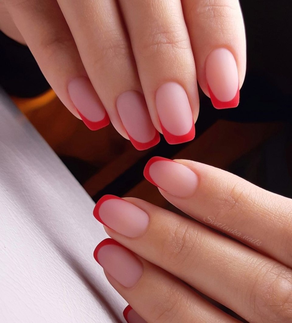 Выкладной френч красный