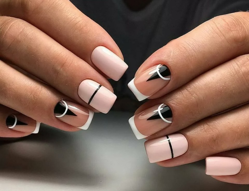 Красивые ногти квадратной формы