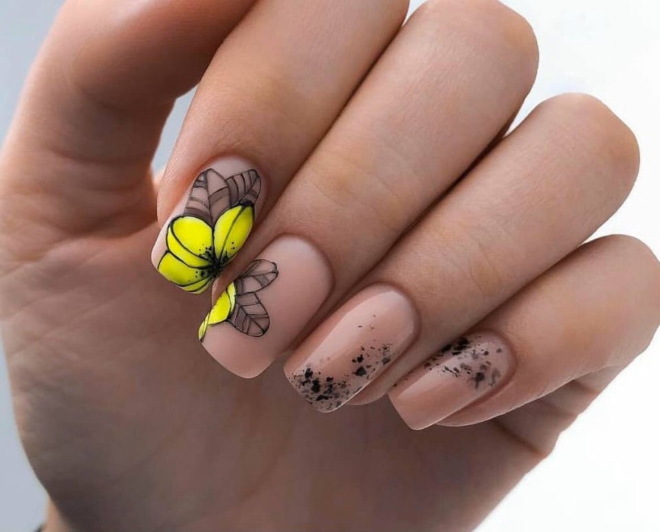 Аэрография на ногтях пошагово для начинающих гель лаком