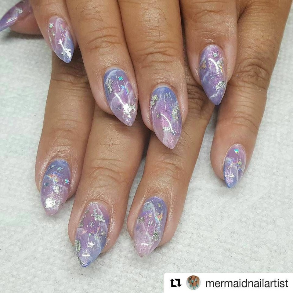 Маникюр на квадратную форму