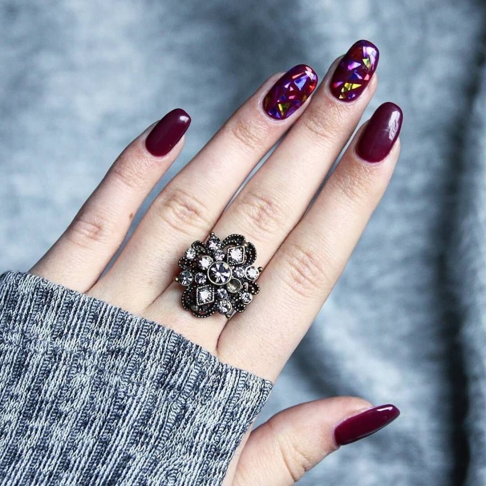 Маникюр в стиле zxc