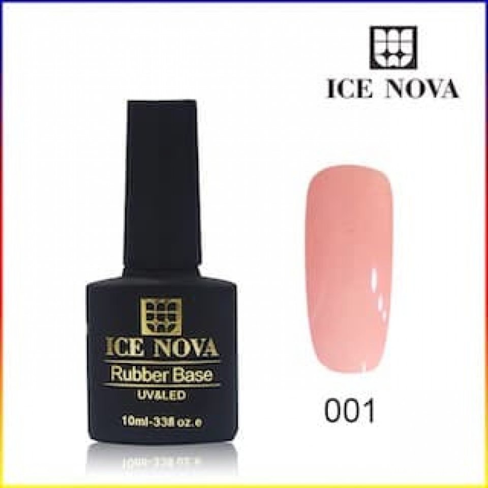 Гель лак каучуковый база Ice Nova