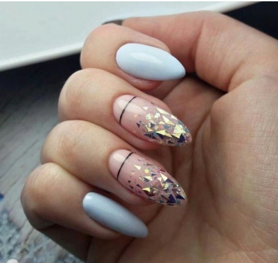 Прозрачные ногти