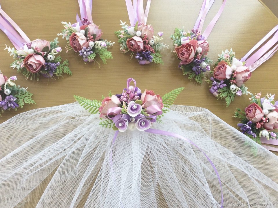 Украшения из фатина