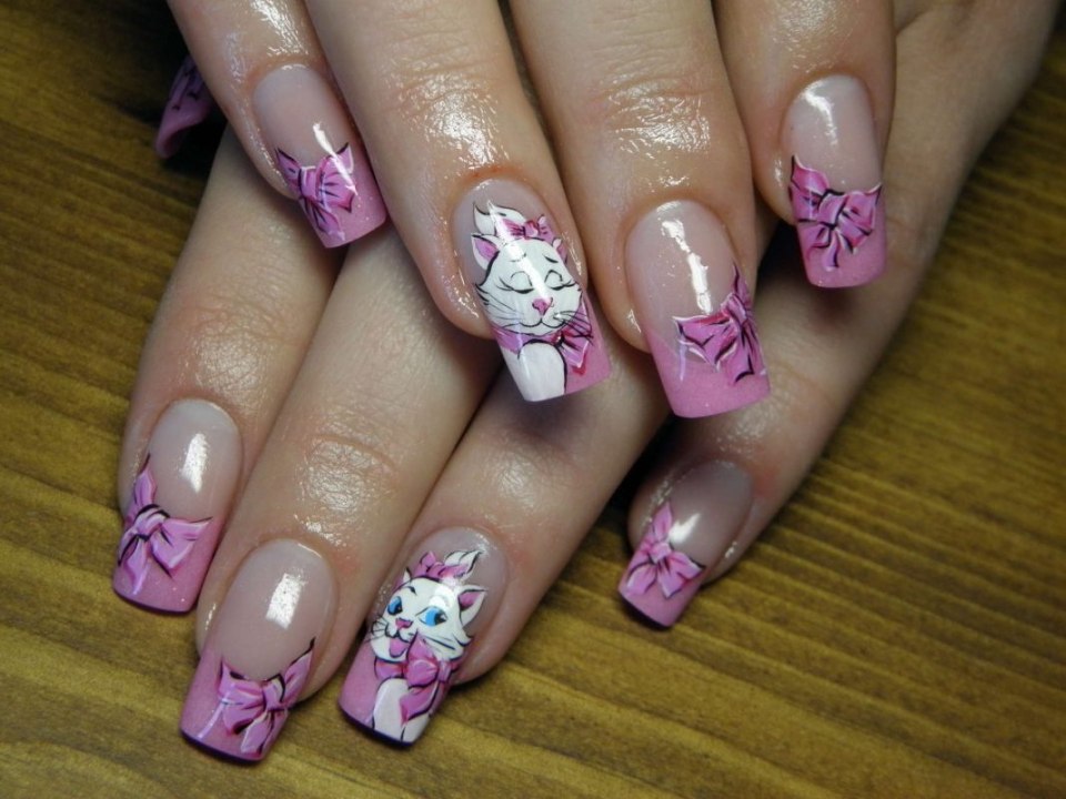 Самые красивые ногти с кошками